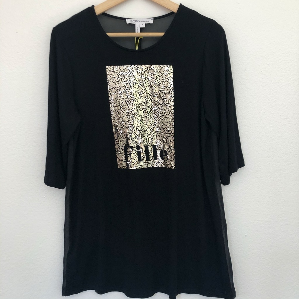 NWT BCBGeneration Black T-shirt